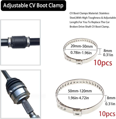 22Pcs CV Boot Clamp Pliers Set Cv Axle Removal Tool Cv Joint Ear Clamp Bandin... - Picture 4 of 8