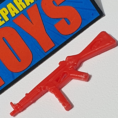 Vtg Food Fighters Private Pizza RIFLE gun 1988 Mattel red weapon