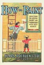 1915 SEARS ROEBUCK HOW TO PAINT BOOKLET SEROC...