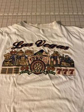 F  M Expressions Single Stitch T-Shirt Las Vegas Hotel Sky Line 1999