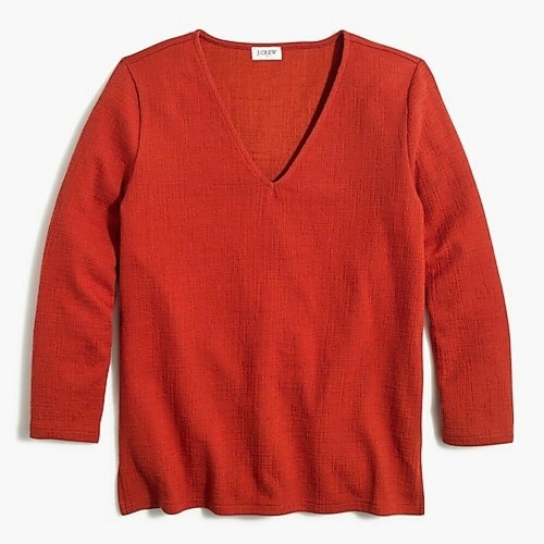 J. CREW womens SMALL Spiced Cayenne 3/4 
