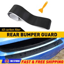 90CM Car Trunk Door Sill Protector Rubber Strip Sticker Auto Rear Bumper Guard