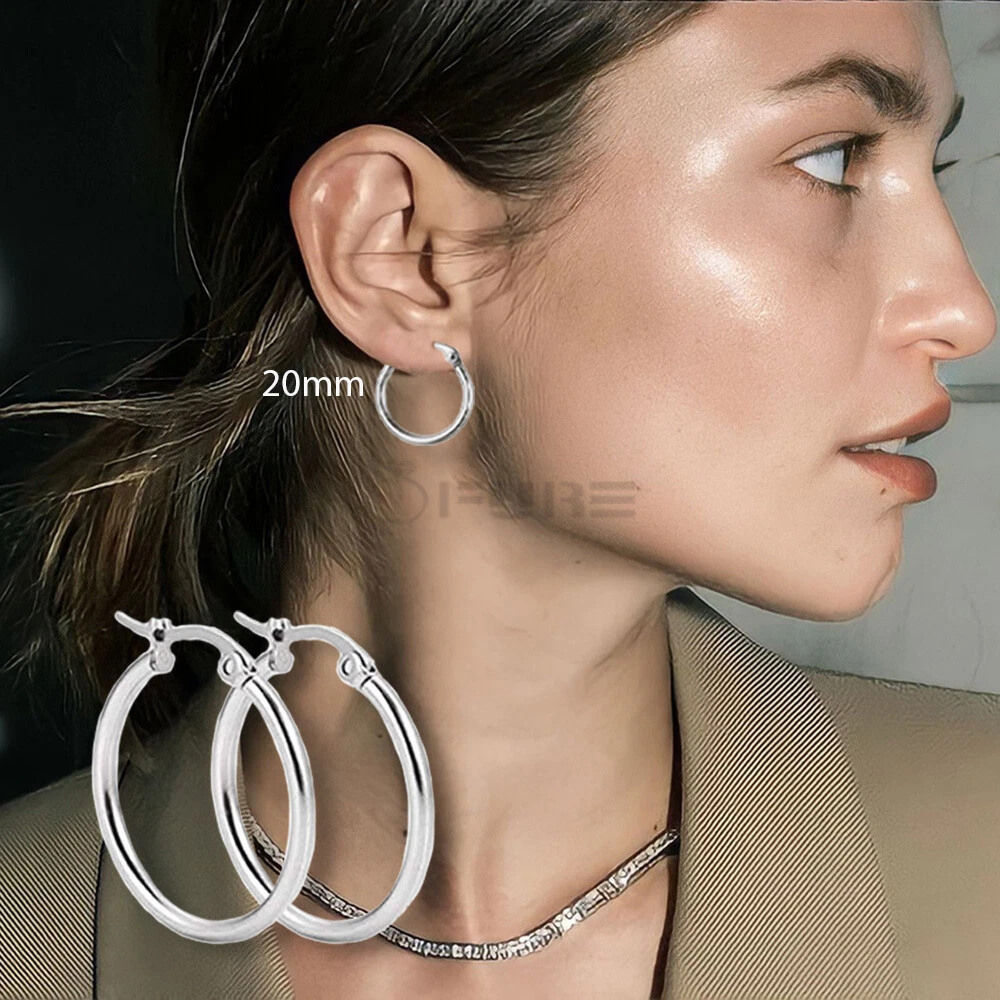 Stainless steel shop sleeper earrings