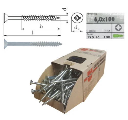 Viti e bulloni Würth in acciaio per il bricolage e fai da te