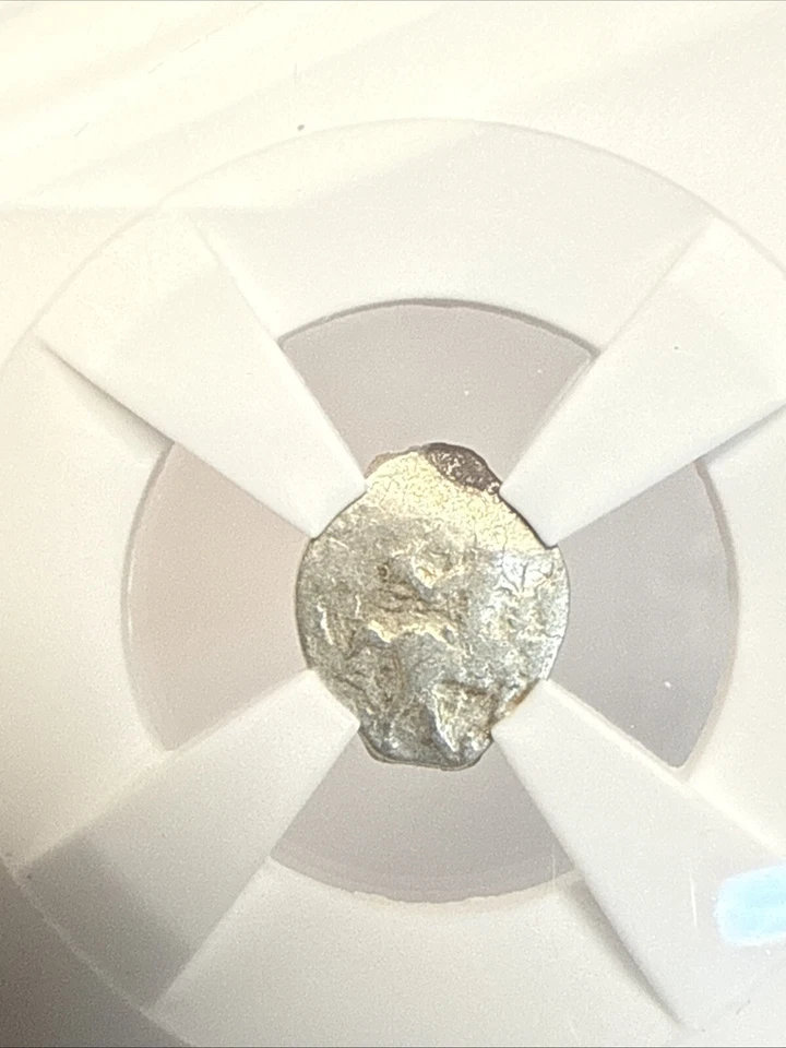 RUSSIA Tsar Mikhail Feodorovich Romanov 1613-1645 SILVER DENGA Coin NGC VF *RARE - Image 2 of 4