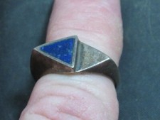 southwestern lapis sterling ring