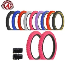ALTALINE 16 x 2.125 HIGH PERFORMANCE Bicycle Tires BMX COMP III TREAD W/TUBES.
