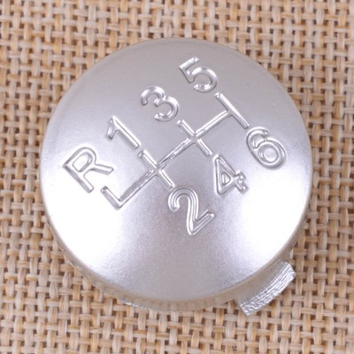 Fit for Alfa Romeo Brera Spider 159 6 Speed Gear Knob Cover Cap Silver 55344557