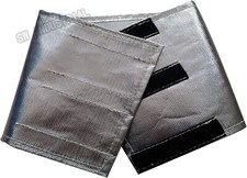 Aluminum Fiberglasss Heat Shielding Universal Starter Heat Shield 7x24 In Wrap Aluminum Fiberglasss Heat Shielding Universal Starter Heat Shield 7x24 In Wrap