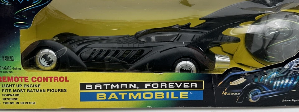 Vintage 1995 Batman Forever Batmobile RC Remote Control Open Box Kay-Bee Toys - Image 3 of 4