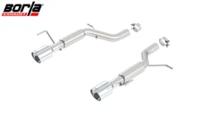 Borla S-Type Axle-Back Exhaust w/ 4" Polished Tips For 13-15 Cadillac ATS 2.0L