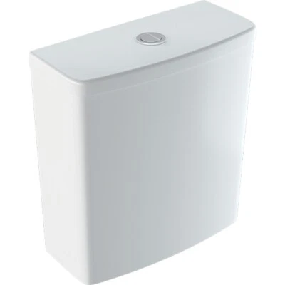 Geberit Selnova Square Exposed Close Couple Cistern Dual Flush Bottom Supply