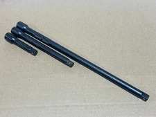 NEW Proto Tools USA 3pc Black Knurled 3/8" Drive Extension Set - 3" 6" 12" Long