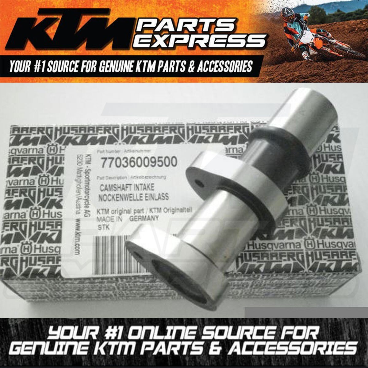 NEW OEM KTM CAMSHAFT INTAKE 77036009500 | eBay