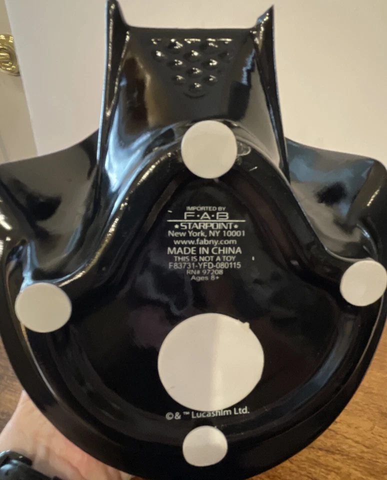 Darth Vader Helmet Coin Bank Ceramic 7" x 9" Star Wars Lucas Films - Image 3 of 4