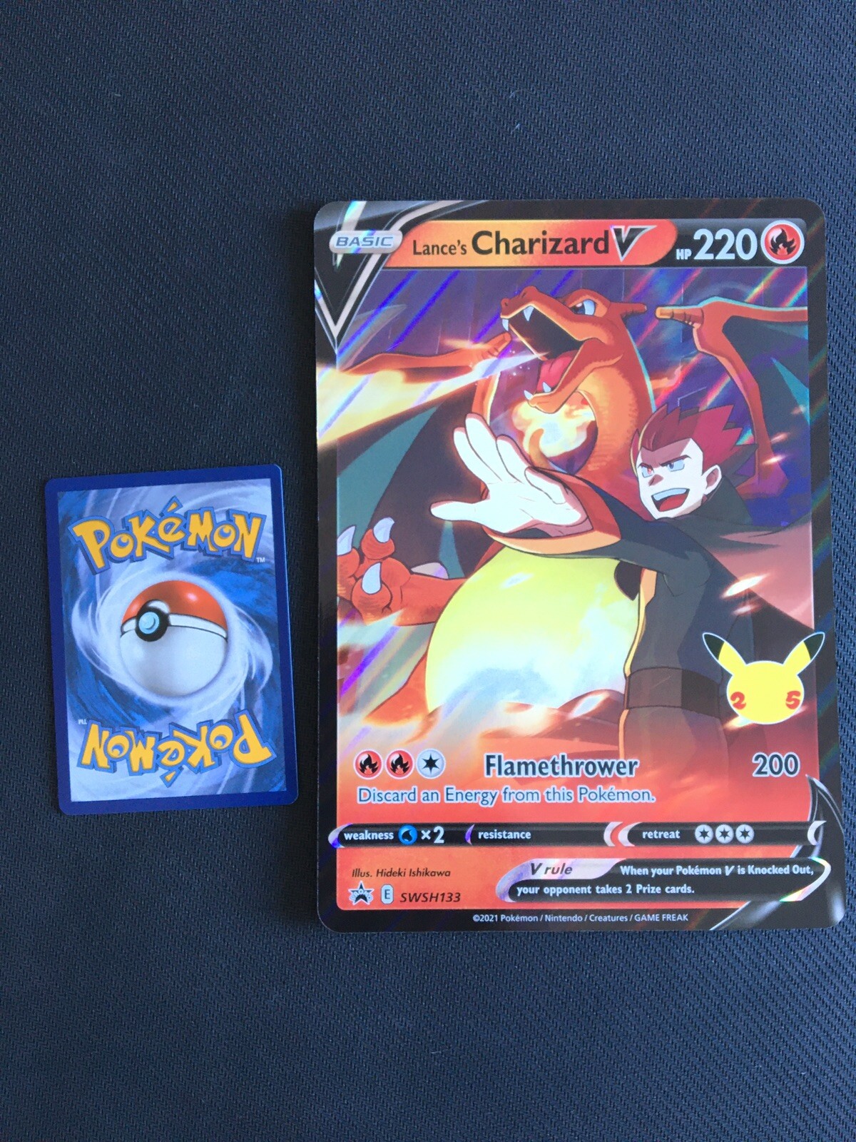 Lances Charizard V SWSH133 Pokemon Celebrations 25th Anniversary JUMBO CARD  NM | eBay