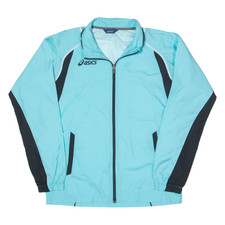 Asics Chinese Taipei Shell Jacket Blue Womens M
