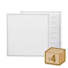4x Panel LED 40w 60x60 Marco Blanco - 480…