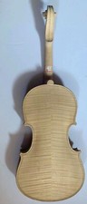 1/4 violin unfinished flame maple back rib neck spruce top handmade new 18