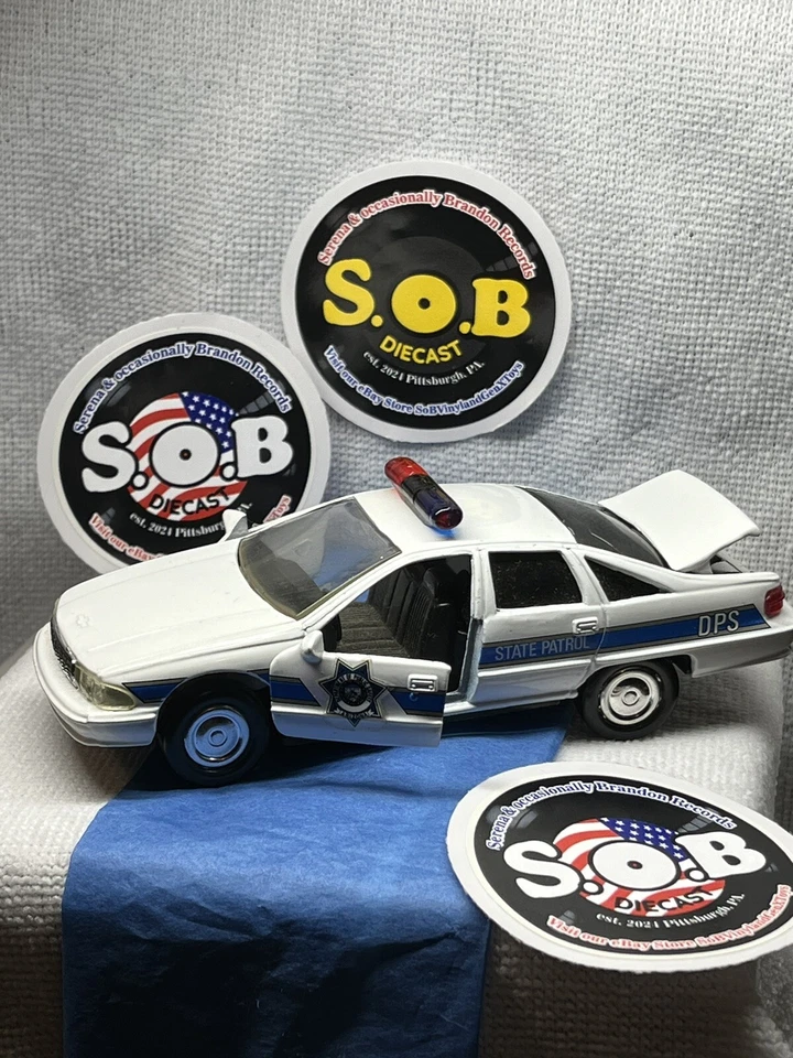 Road Champs 1993 Chevy Caprice Arizona DPS Police Patrol Car 1:32 NM Cond - Image 2 of 4