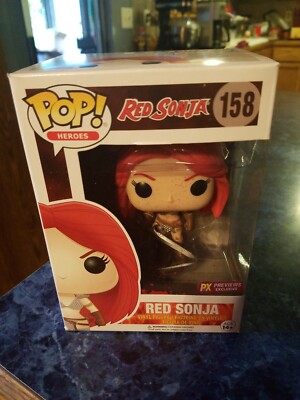 Pop! Heroes: Red Sonja (Bloody) - PX Exclusive FUNKO #158 | eBay