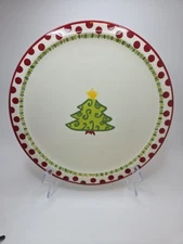 M Bagwell Caffco Simply Christmas  Round Platter Chop Plate - READ DESCRIPTION 