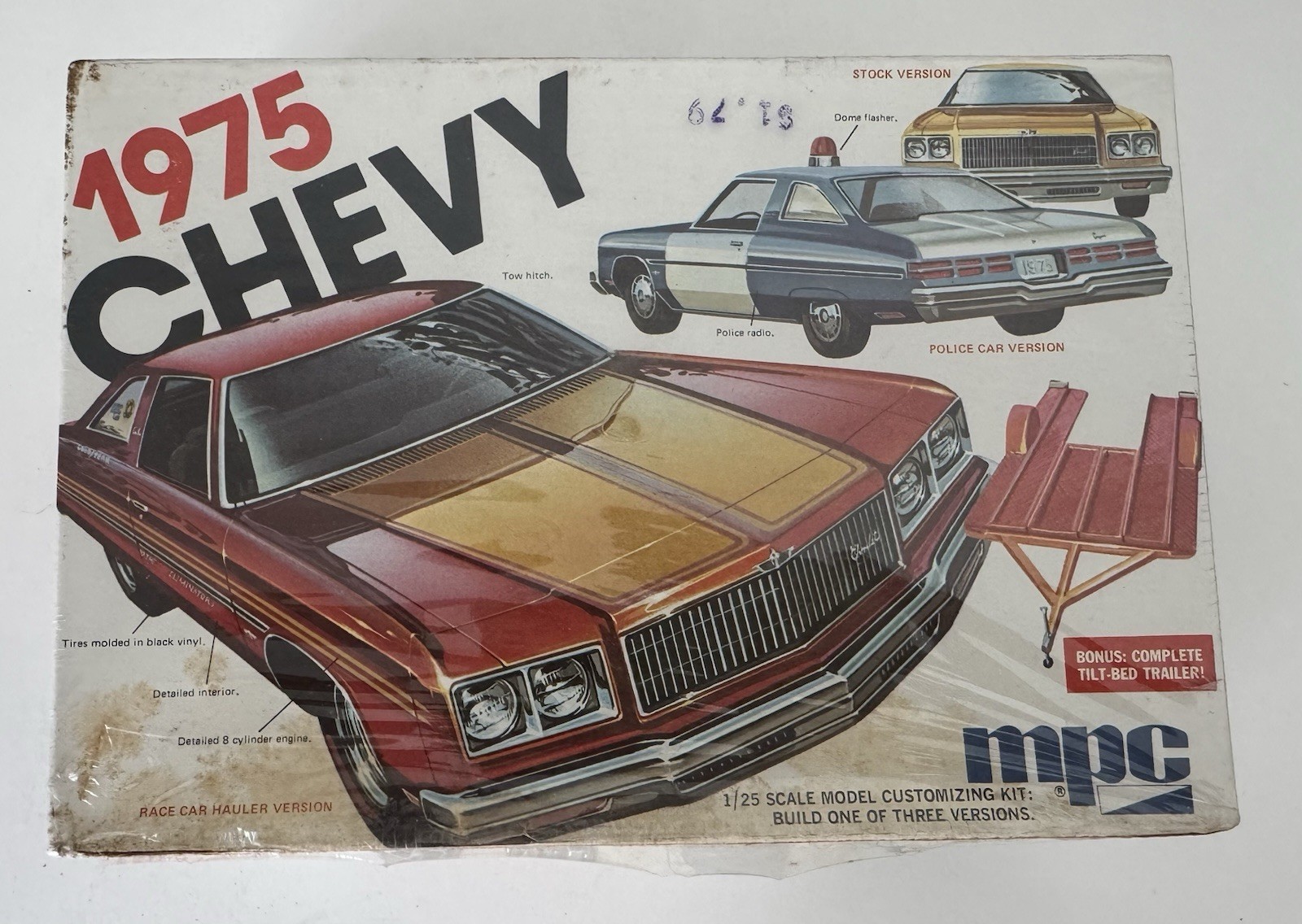 MPC 1975 Chevy Caprice 1/25 Model Kit 1-7504 Factory Seal -Small Tear (Inv 2)
