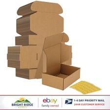 Quality Cardboard Shipping Boxes 6x4x2 Inches, Easy to Assemble Set of 50
