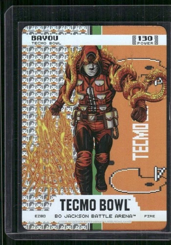 BO JACKSON BATTLE ARENA TECMO BOWL BAYOU JA\'MARR CHASE ENDZONE FIRE EZ80