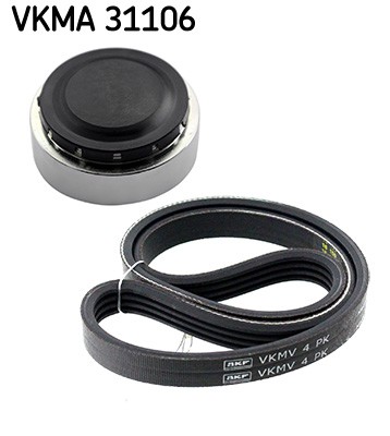 SKF VKMA 31106 V-Ribbed Belt Set for AUDI