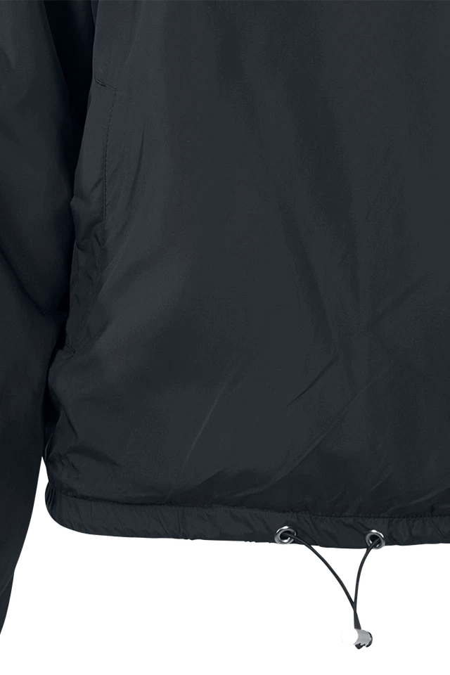 Urban Classics Windbreaker Damen Ladies Basic Windrunner schwarz - Bild 4 von 4