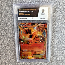 Charizard EX XY29 Ace 9 Power Trio Tin Black Star Promo Box 2014 Holo Not PSA