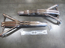 Demo Derby Sbc Chevy 327 350 383 Header 1-58 Chrome H60011c