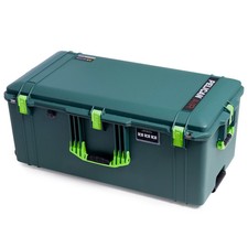 Trekking Green  Lime Green Pelican 1646 Air case No Foam. With wheels.