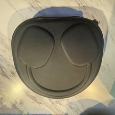 Black Hard Zipper Headset Case Carrying Case for Headphones