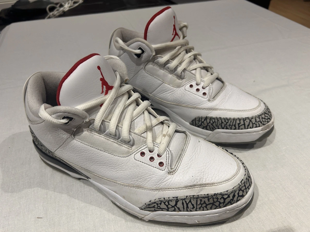 Jordan 3 Golf White Cement for Sale | Authenticity Guaranteed | eBay
