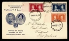 DR WHO 1937 NEW ZEALAND FDC KGVI CORONATION WESTPORT R78445