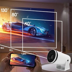 Smart Small Projector For 11 4K 1080P HD Portable Home Video Projec Use√