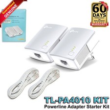 TP-Link AV600 Powerline Wired Gaming Networking Single Adapter RJ-45 TL-PA4010