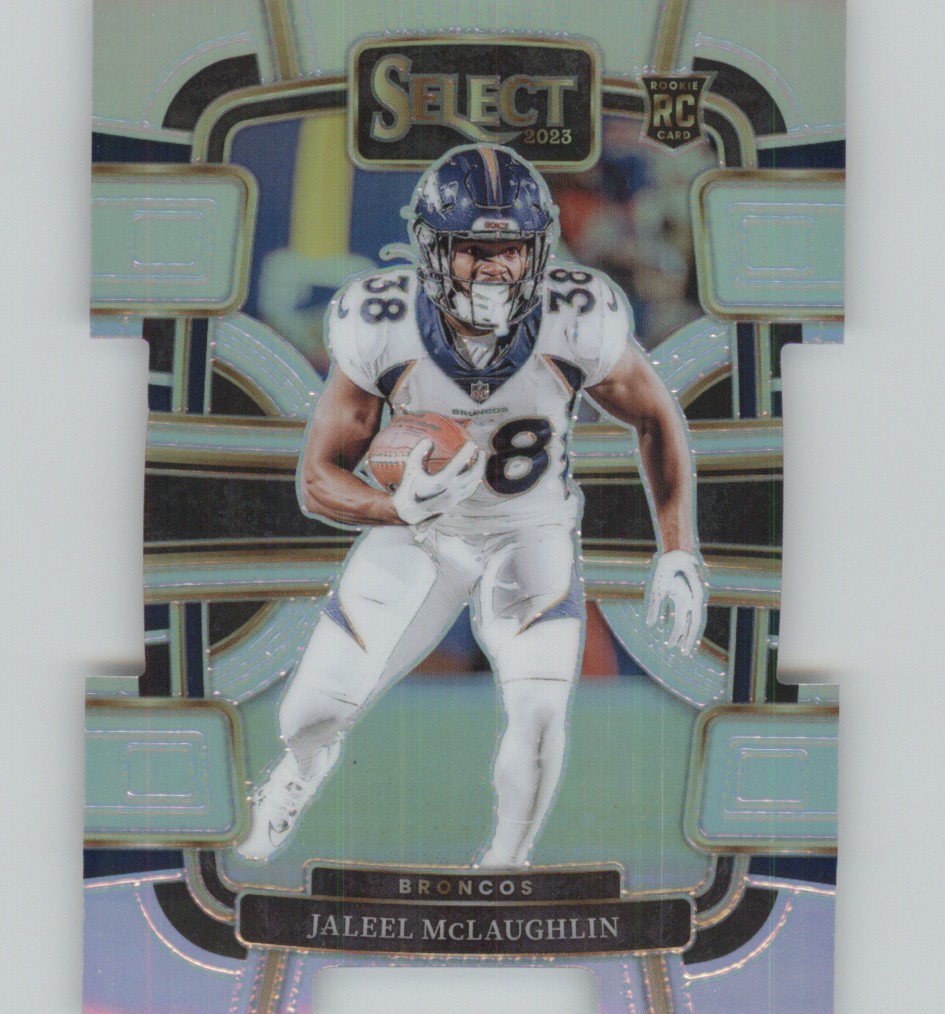 2023 Panini Select #32 Jaleel McLaughlin Silver Prizms Die Cuts
