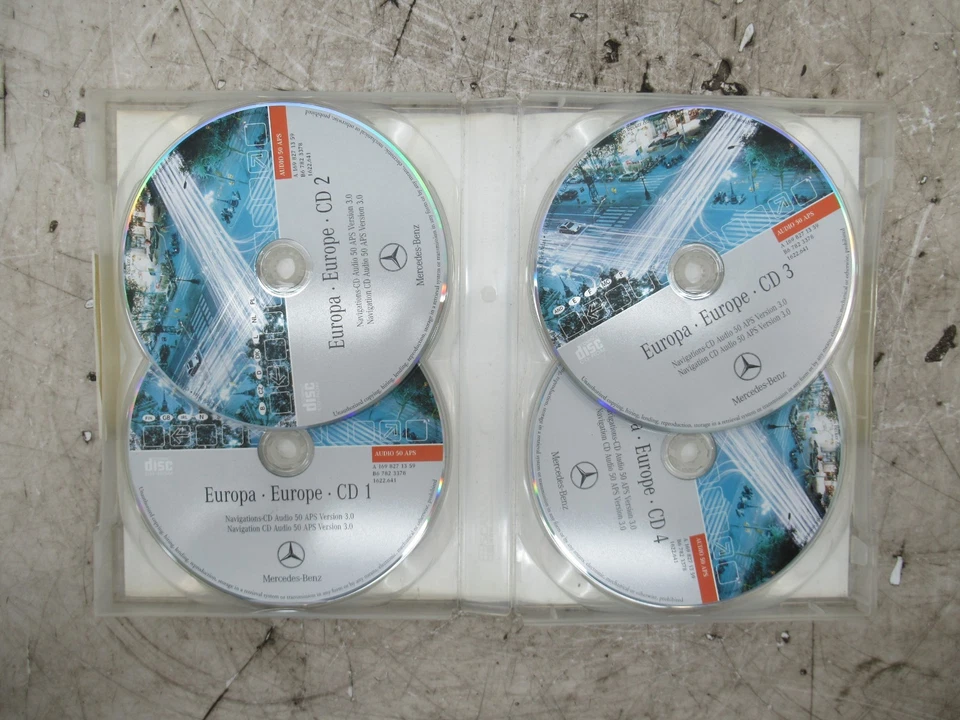 Mercedes Benz Navi CD Europa Audio 50APS Version 3.0 A1698271359 - Bild 4 von 4