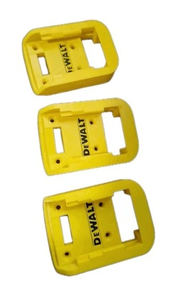 3 x DeWalt Battery Mounts for Xr 18v/56 Volt Batteries Van Storage Rack Holder
