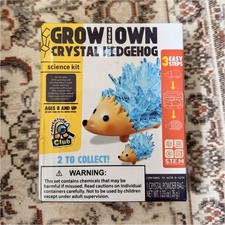 Adventure Club Grow Your Own Crystal Hedgehog Science Kit Ages 8 STEM Toy