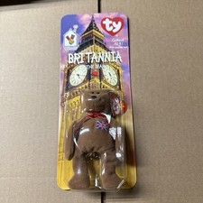 Britannia the bear 1997- ,Ty Beanie Baby, in box tags