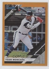 2019 Panini Donruss Holo Orange Yoan Moncada #113 f2s
