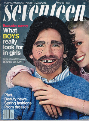 Seventeen Magazine March 1978 Spring Fashion Retro Ads Prom Dresses PEN MARKS