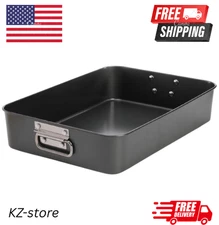 Jucoan Large Nonstick Lasagna Pan Deep Baking Roasting Dish Kitchen