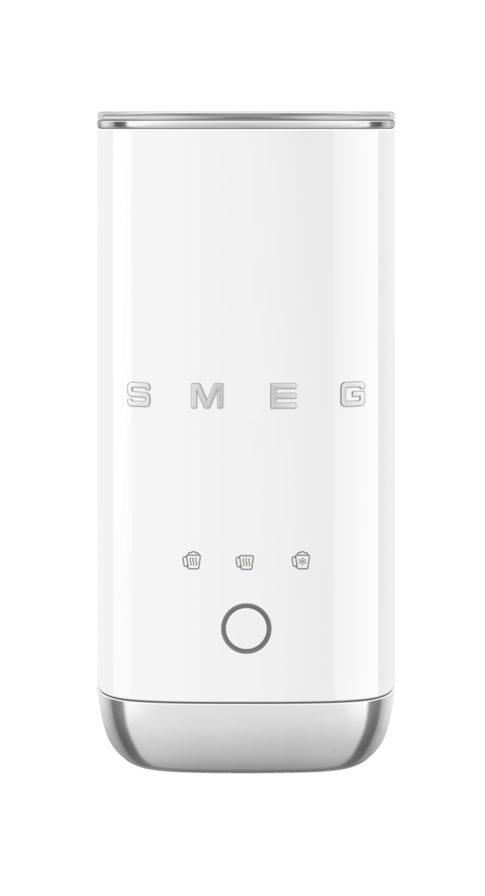 SMEG MFF02WHUK RETRO 50'S STYLE MINI MILK FROTHER IN WHITE
