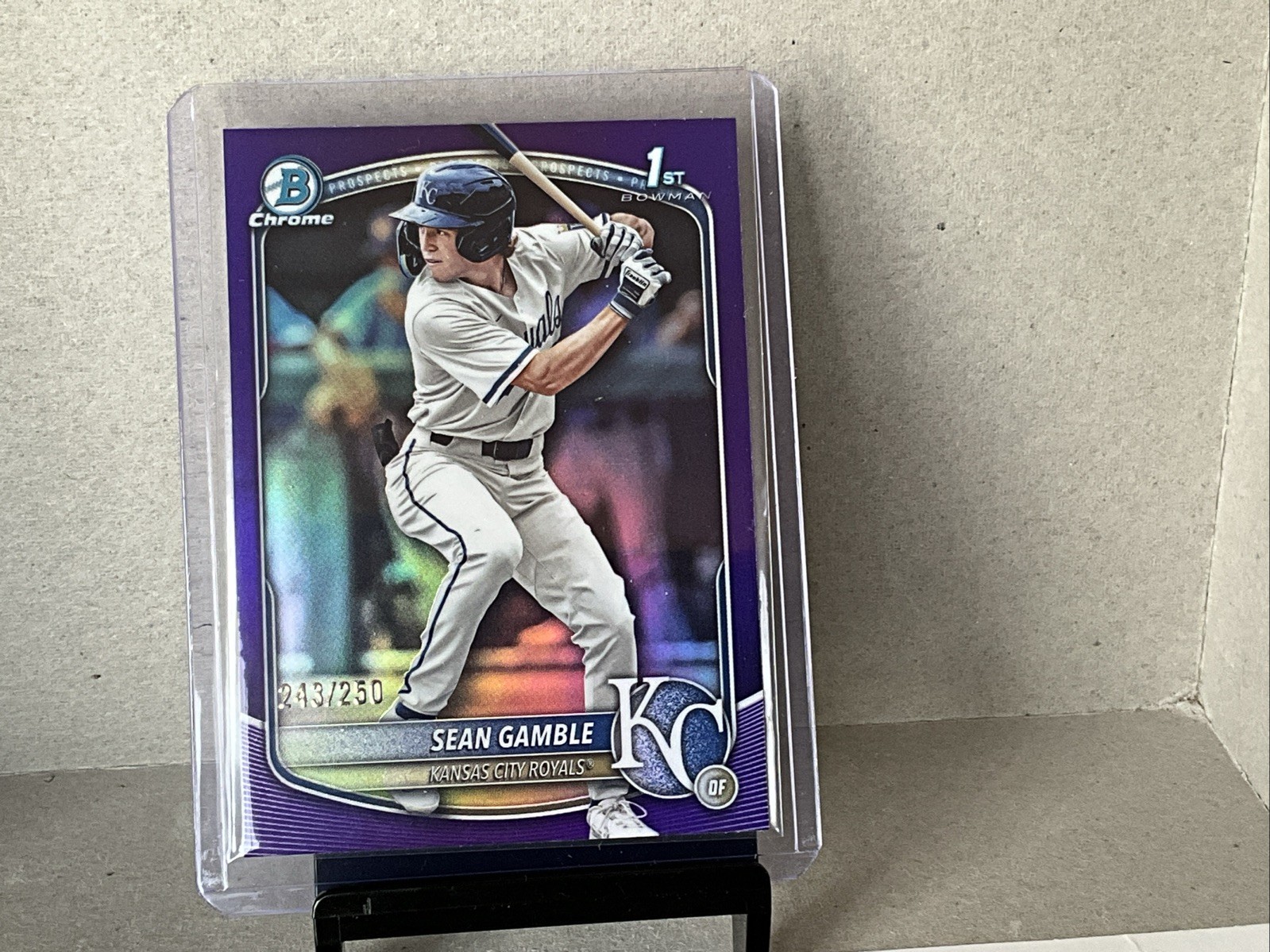 2025 Bowman Draft - Chrome Sean Gamble #BDC-178 Purple Refractor /250 (RC)