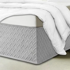Queen Size Box Spring Wrap with 16-Inch Drop-Easy Fit Wrap-Around Cover for B...
